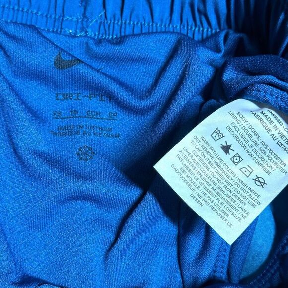 NWT Nike Shorts Womens Dri Fit Tempo Running Shorts Size Extra Small XS Blue - Picture 4 of 8